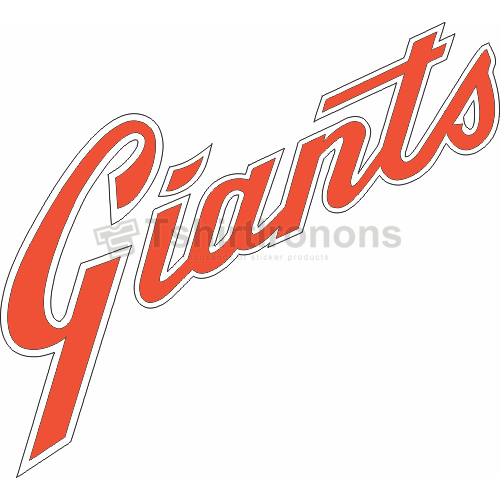 San Francisco Giants T-shirts Iron On Transfers N1894